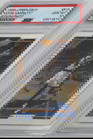 1999 Upper Deck Kevin Garnett Biographics #B15 PSA 10