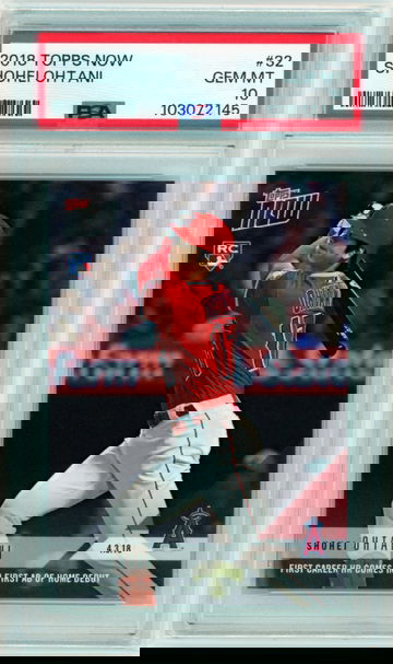 2018 Topps Now #32 Shohei Ohtani PSA 10 GEM MINT!