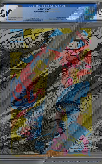 X-Force 4 CGC 9.8 Spider-Man crossover Liefeld Cable