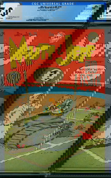 MUTT & JEFF #25, CGC 7.0 FVF