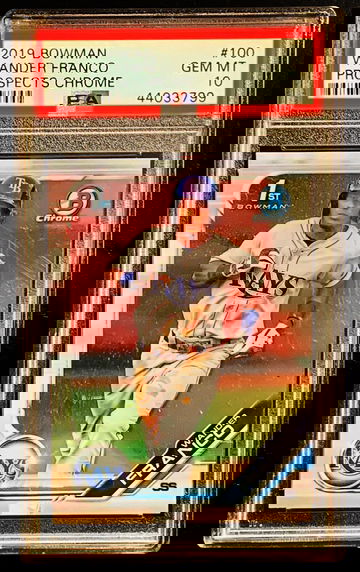 2019 Bowman Chrome Wander Franco 1st Chrome RC PSA 10