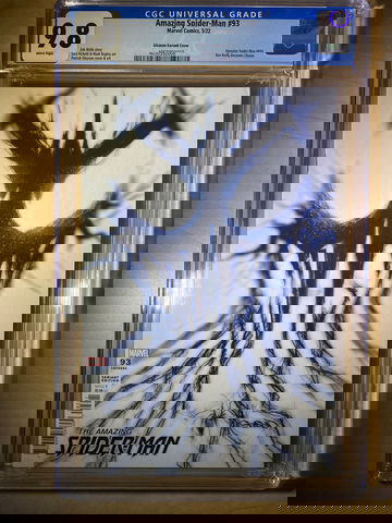 Amazing Spider-Man 93 CGC 9.8 Gleason Variant Cover Ben Reilly becomes Chasm.