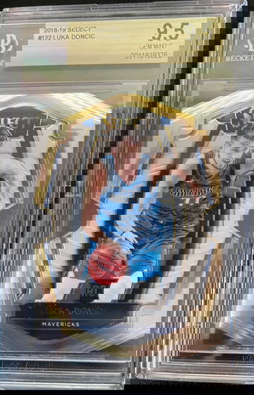 2018-19 Select #122 Luka Doncic Premier Level Rookie RC BGS 9.5