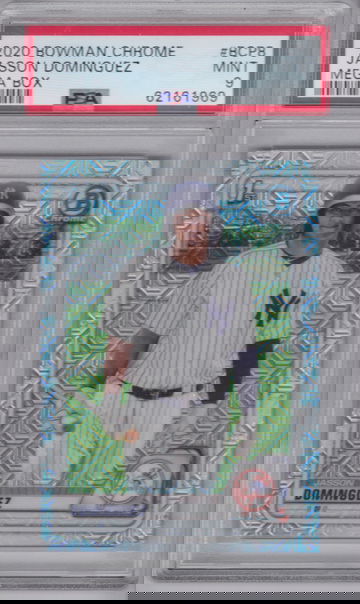 2020 Bowman Chrome Jasson Dominguez Mega Box BCP8 PSA 9