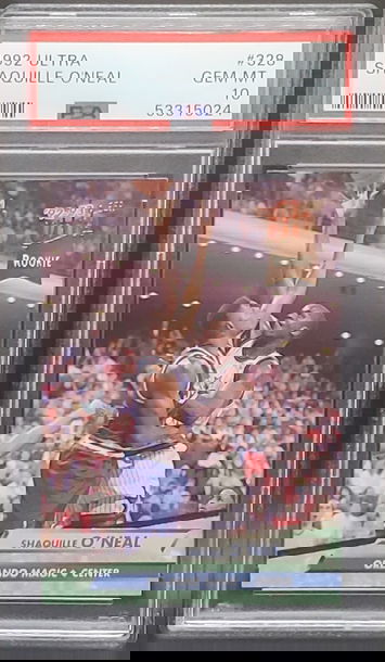 1992-93 Fleer Ultra #328 Shaquille O'Neal PSA 10 GEM MT RC