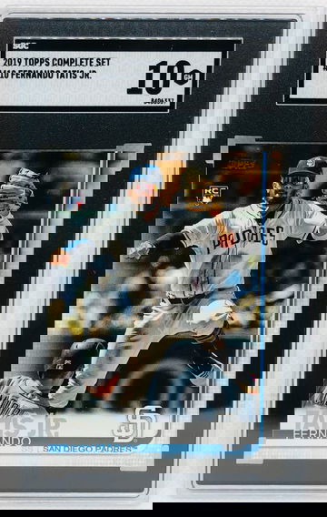 2019 Topps Complete Set #410 Fernando Tatis Jr RC SGC 10 Gem Mint