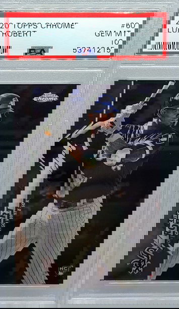 2020 TOPPS CHROME #60 LUIS ROBERT PSA 10