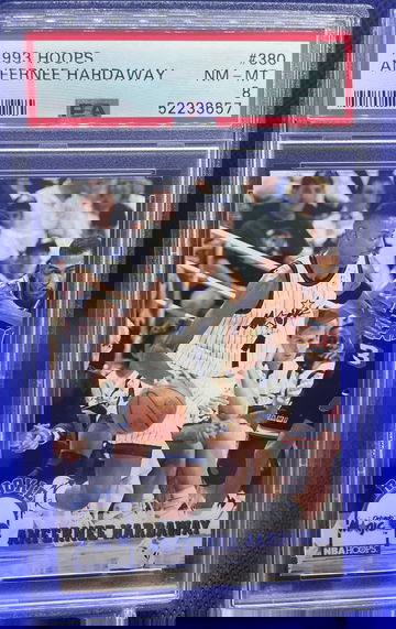 1993 HOOPS ANFERNEE HARDAWAY RC #380 PSA 8 NM-MT NEAR MINT-MINT PENNY MAGIC