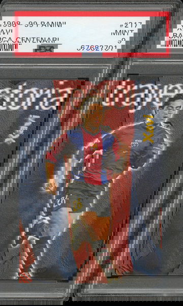 1998 Panini Barca Centenari Xavi #217 RC Rookie PSA 9 POP 2 None Higher