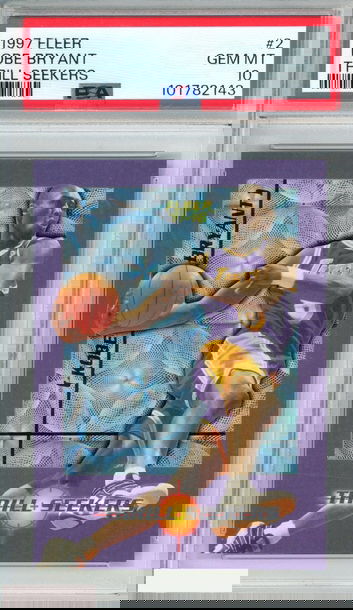 1997 FLEER THRILL SEEKERS KOBE BRYANT #2 LAKERS HOF PSA 10 GEM MT