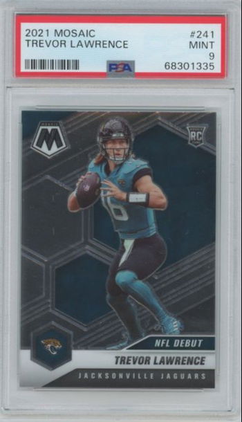 2021 Mosaic Trevor Lawrence NFL Debut #241 PSA 9