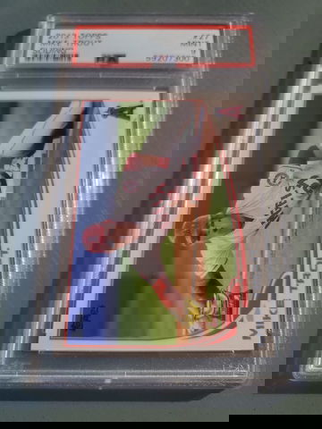 MIKE TROUT 2013 TOPPS SLIDING PSA 9