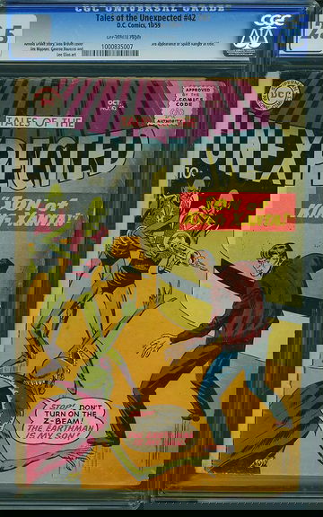 TALES OF THE UNEXPECTED #42, CGC 2.5 GD+