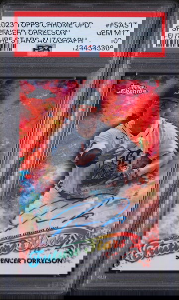 2023 Topps Chrome Update Future Stars Autograph Spencer Torkelson #FSAST /99 PSA 10