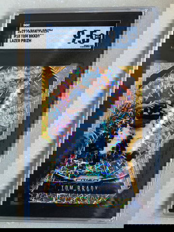 2019 Panini Prizm #18 Tom Brady Lazer Prizm