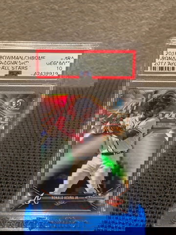 RONALD ACUNA JR BRAVES PSA 10 2018 Rookie Bowman Chrome AFL Fall Stars #AFL-RA 