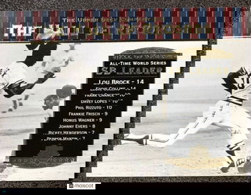 Lou Brock 2001 Upper Deck Hall of Records #89 St. Louis Cardinals FREE S&H ⚾