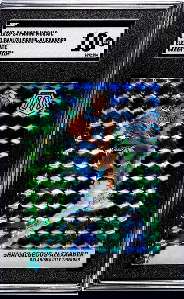 2023-24 Panini Mosaic #7 Shai Gilgeous-Alexander Elevate Green Prizm SGC 10