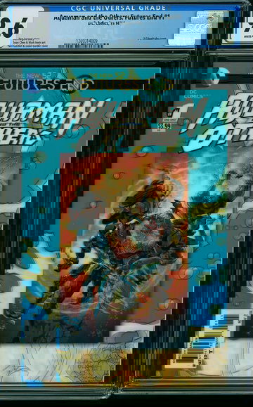 AQUAMAN AND THE OTHERS: FUTURES END #1, CGC 9.6 NM+