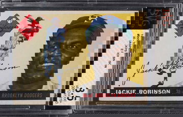 1955 Topps Baseball Jackie Robinson #50 BGS 3.5 CENTERED