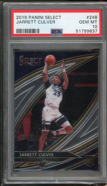 2019 Select Courtside Jarrett Culver PSA 10 