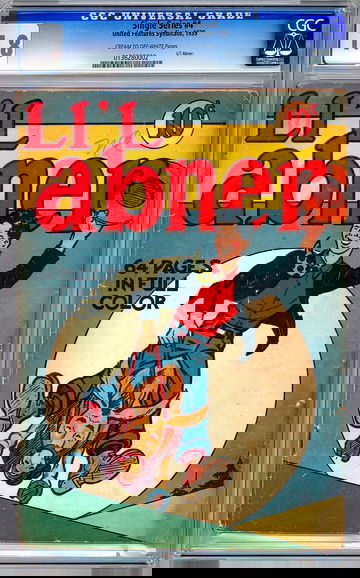 LI’L ABNER #1 aka SINGLE SERIES #4 CGC 1.8 RARE GOLDEN AGE UNITED FEATURES 1939