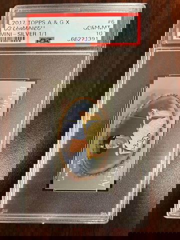 2017 Topps ALlen & Ginter X DJ LeMahieu Mini Silver 1 of 1