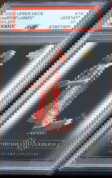 2003 Upper Deck, Lebron James Box Set, #18, Rookie, PSA 10