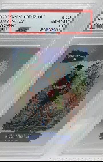 2020 PRIZM DP KILLIAN HAYES DOWNTOWN D-16 PSA 10