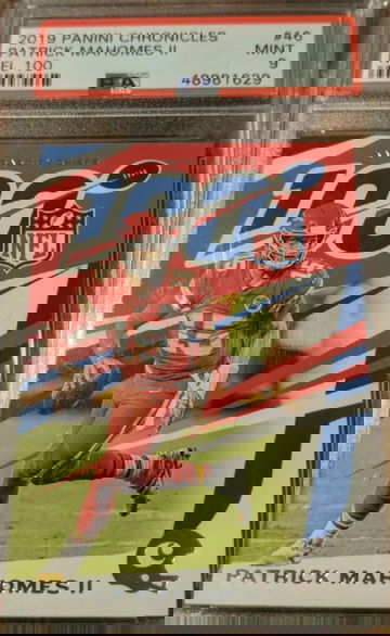 2019 Patrick Mahomes Chronicles NFL 100 PSA MINT