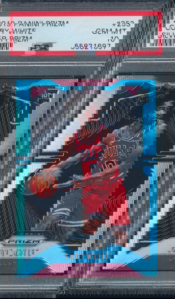 2019 Panini Prizm Coby White RC Silver PSA 10 (A)