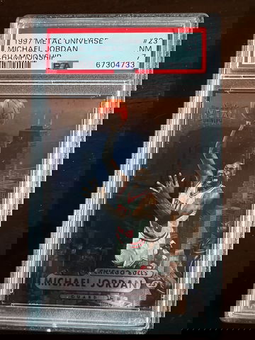 1997 Michael Jordan Metal Universe Championship PSA 7 #23