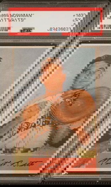 1954 Bowman Matt Batts #183 PSA 5 [BL-2.48]