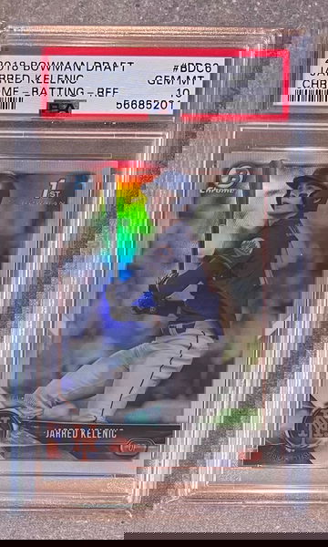 Jarred Kelenic 2018 Bowman Chrome Refractor PSA10