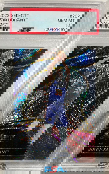 2023-24 Panini Select Kevin Durant #202 Courtside Cosmic Prizm PSA 10 | Suns