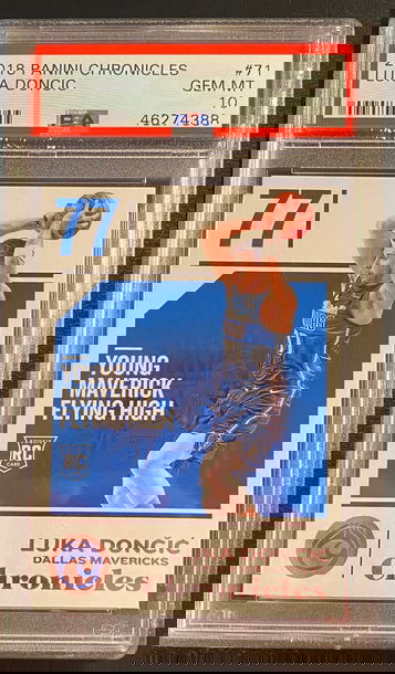 2018 Panini Chronicles Luka Doncic Rookie PSA 10