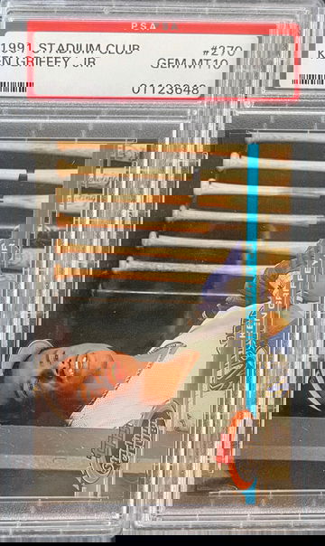 1991 Stadium Club #270 Ken Griffey Jr. PSA 10 Gem Mint Seattle Mariners HOF