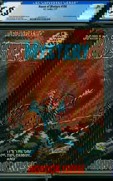 HOUSE OF MYSTERY #198, CGC 5.0 VGF