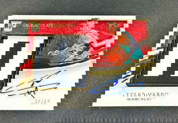 2019 Tyler Herro Panini Immaculate Premium Rookie Patch Auto RPA 30/50 Jersey Jumbo RC Autograph SP