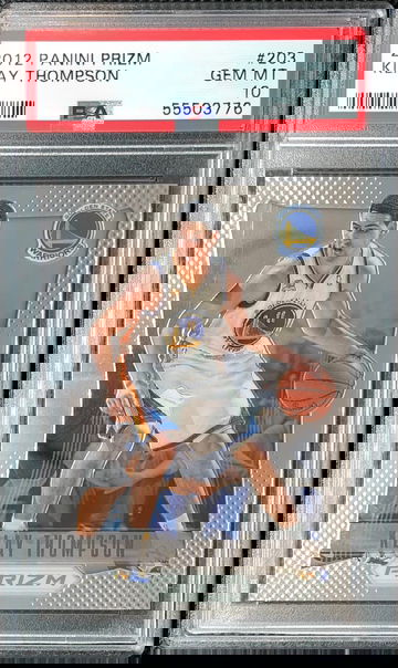 2012 Panini Prizm #203 Klay Thompson Rookie RC PSA 10 Gem Mint
