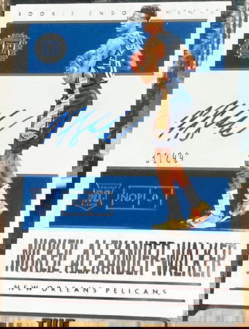 2019-20 Panini Encased Rookie Endorsements Auto #130 Nickeil Alexander-Walker/99