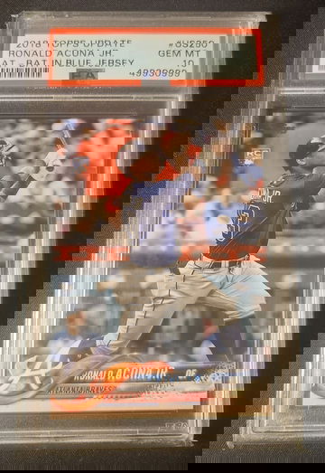 2018 Ronald Acuna Topps Update PSA 10