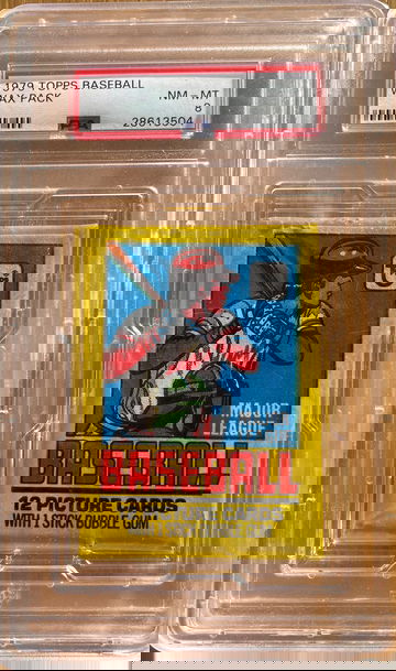 1979 Topps Baseball Unopened Wax Pack PSA 8