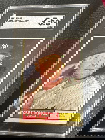 1961 topps #300 Mickey Mantle SGC 3.5