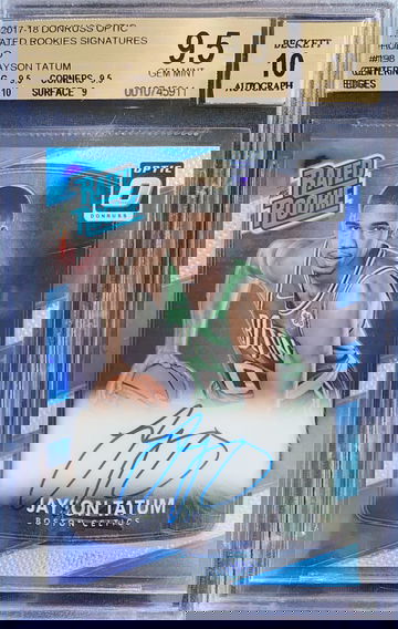 Jayson Tatum optic holo auto 9.5/10