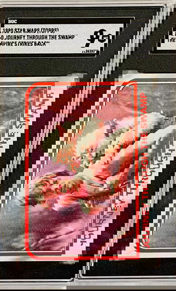 1980 Star Wars Empire Strikes Back #60 Journey Through the Swamp Luke Skywalker Yoda SGC 9 Mint