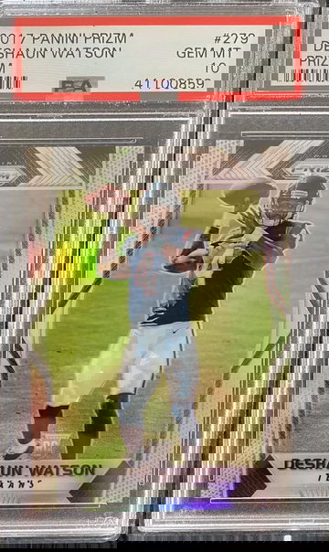 2017 Prizm Deshaun Watson Silver Rookie RC PSA 10 Gem Mint