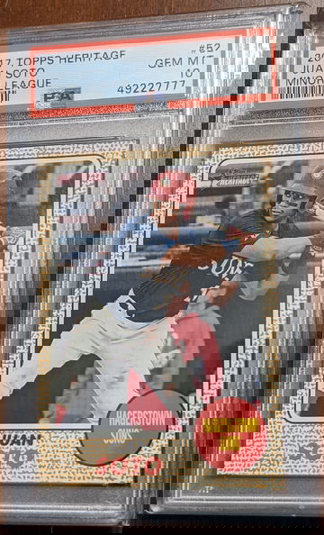 2017 Topps Heritage Minor League Juan Soto PSA 10