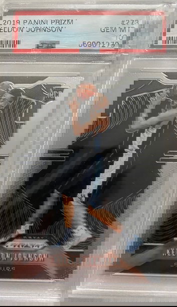 2019 Panini Prizm Keldon Johnson PSA 10 GEM-MINT
