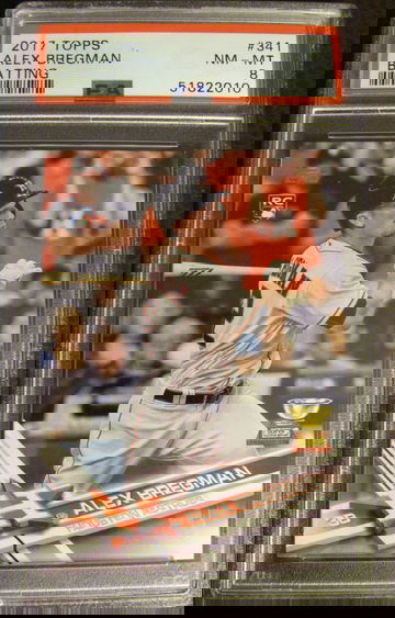 2017 Topps Alex Bregman Batting PSA 8 NM-MT